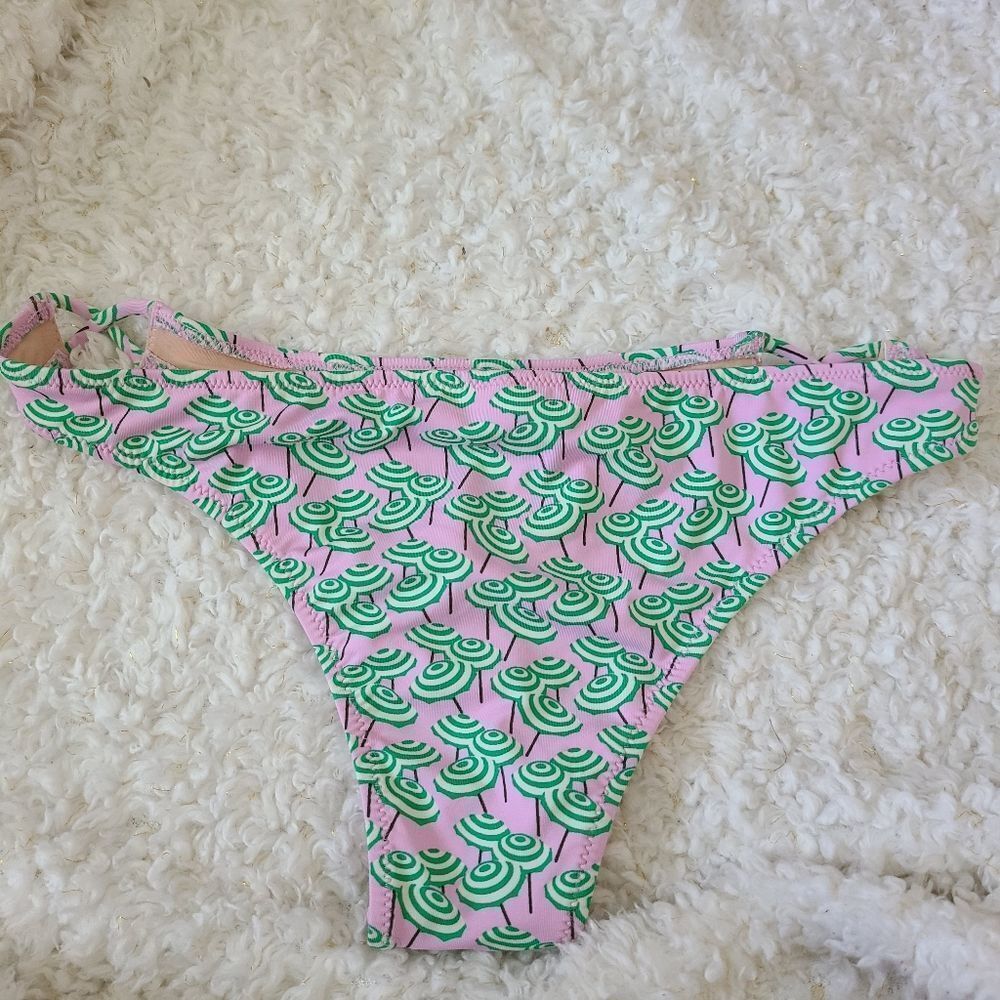 J. Crew Playa Monterey Strappy Bikini Bottoms NWOT sz S - Picture 2 of 5